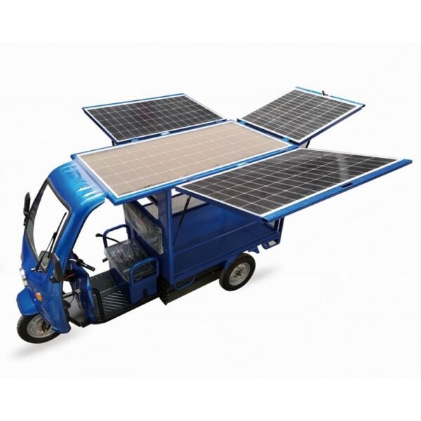 folding solar tribike
