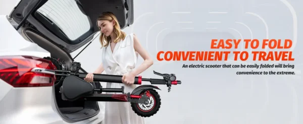 ELEVEV Urban Commuter Electric Scooter-Long Range & Portable Design