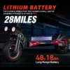 ELEVEV Urban Commuter Electric Scooter-Long Range & Portable Design