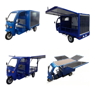 foldable solar e-trike, folding solar e-trike