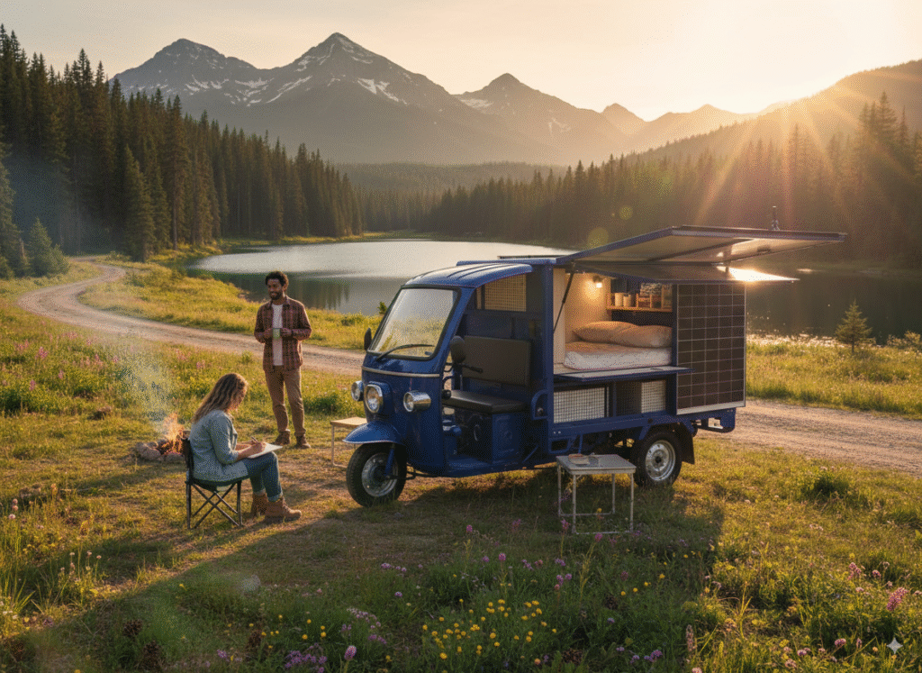 solar-folding-trikes-for-remote-work-nomads