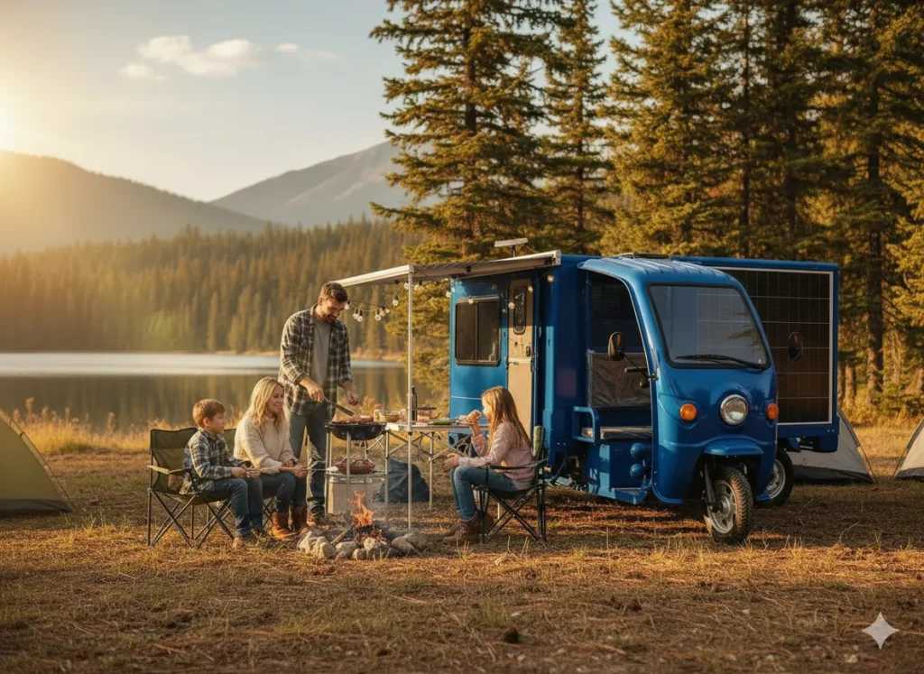 Solar Folding Trike Travel Benefits