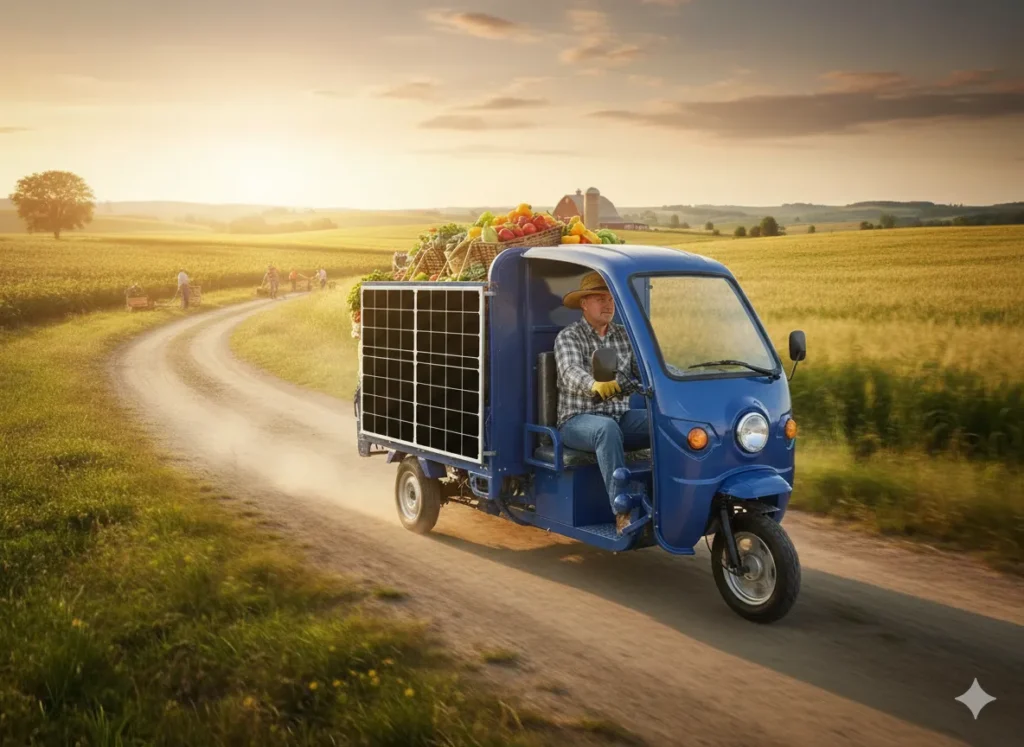 Foldable Solar Trike Vanlife