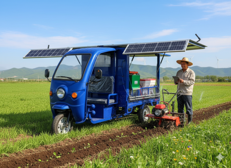 Solar E-Trikes for Urban Mobility
