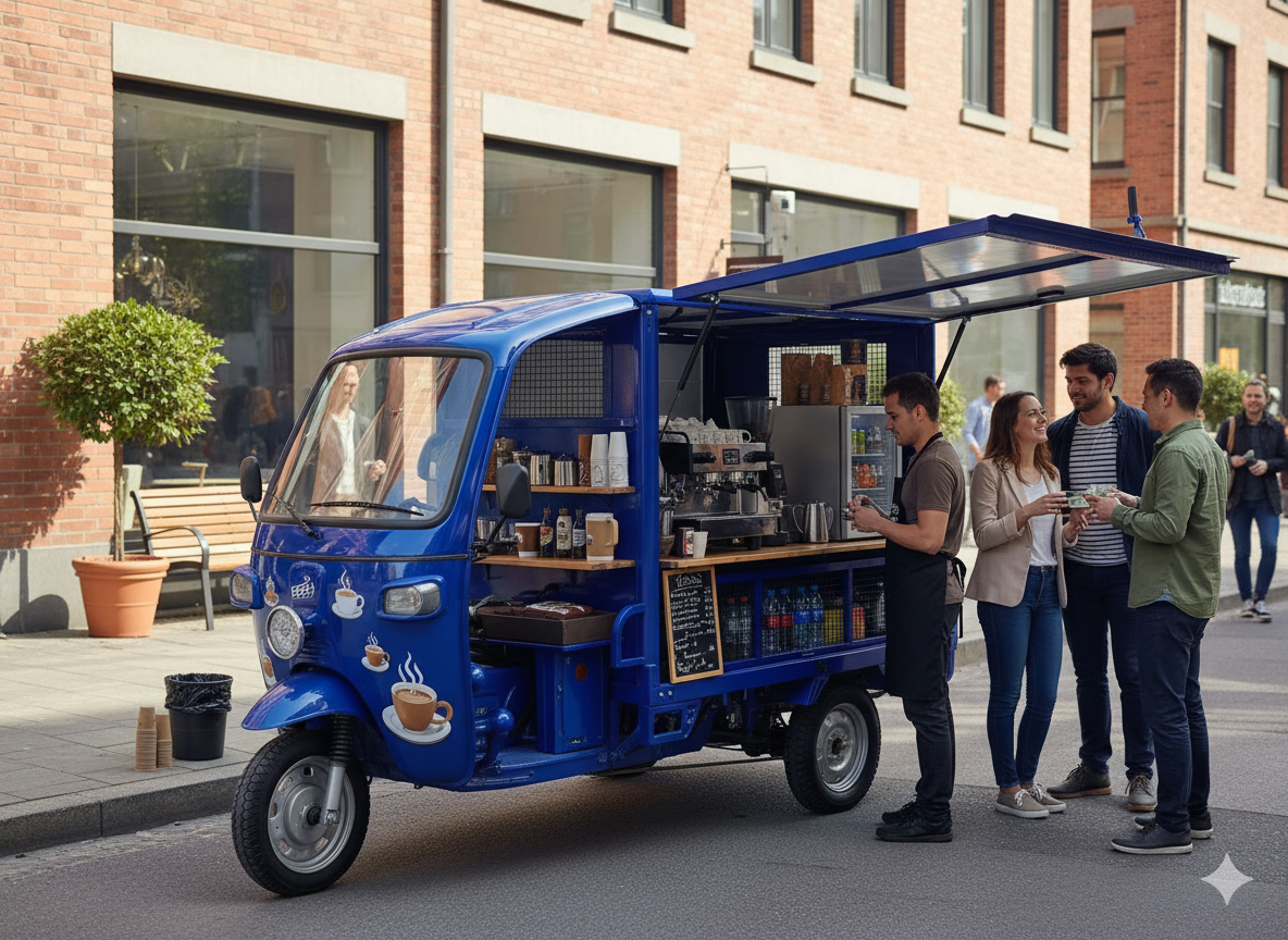 Automated Solar Trike Delivery Income