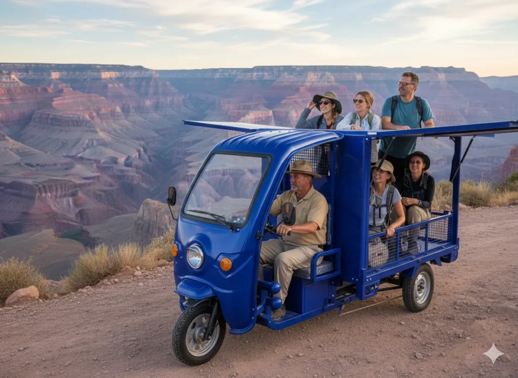 Solar Trike Mobile Repair Service technician providing on site repair in city